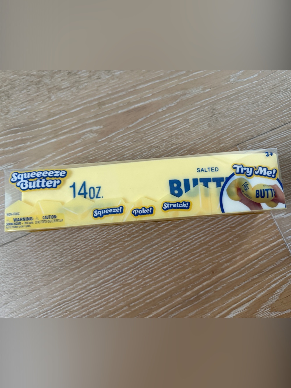 Viral Sunny Days 14oz Butter Squishy Yellow Stretch & Squeeze Squishy